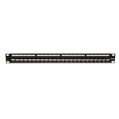 Panduit NetKey Modular shielded Patch Panel, Flat, 24 Port, 1 RU