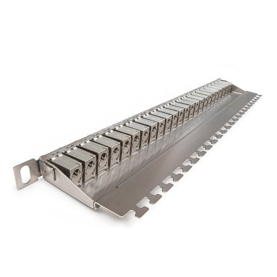 Patch panel HD, Cat. 6A, 24xRJ45/s, 0,5U,popunjen