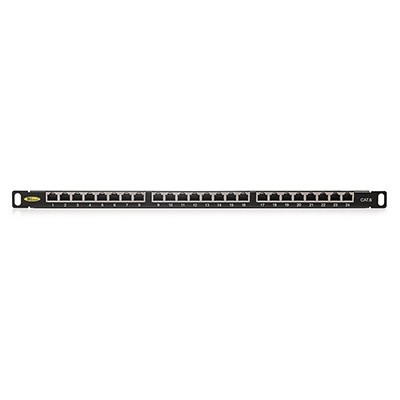 Patch panel KOMPAKT HD, Cat. 6, 24xRJ45/s, 0,5U